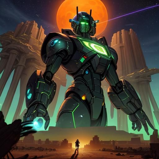 Marsport Outskirts: Eldritch Tech and Ancient Ruins