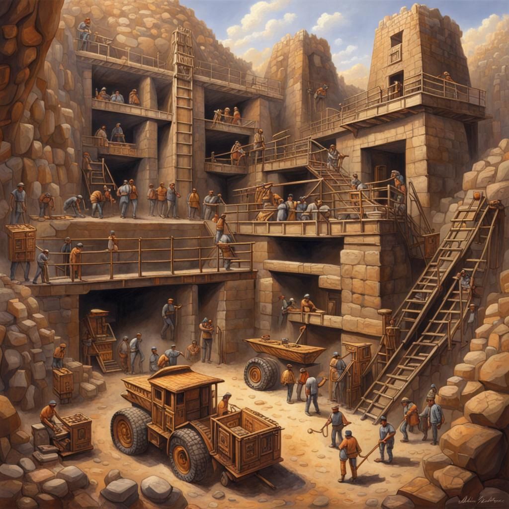 Aztec Mine Blends Industrial Age Architecture