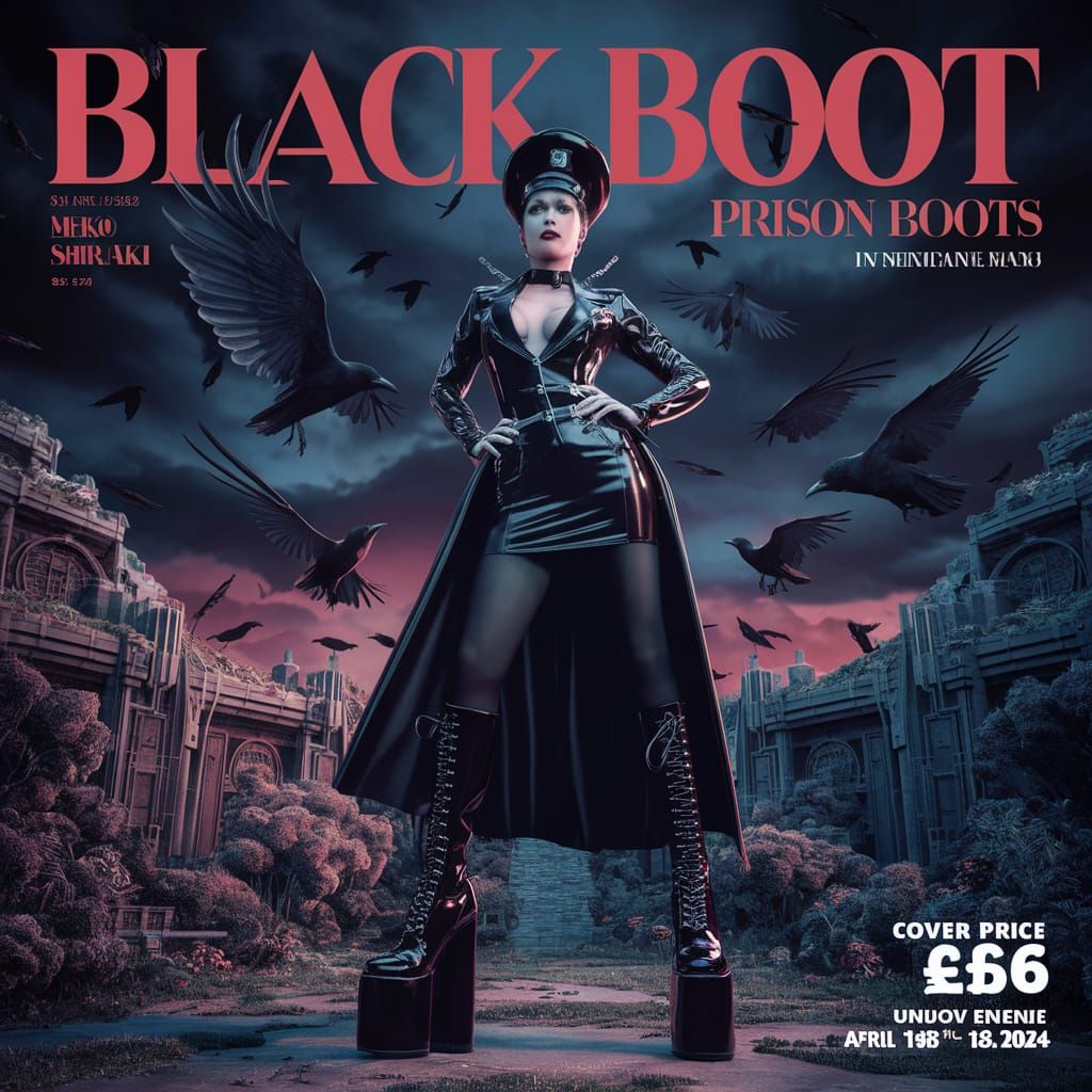 Gothic Prison Guard on Fantasy Magazine Cover