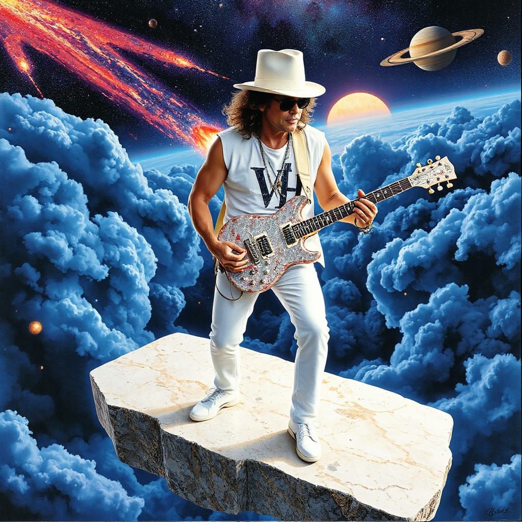 Edward Van Halen's Cosmic Rock Performance