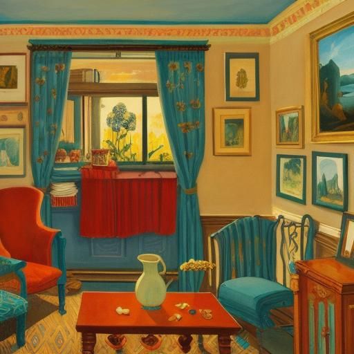 Enchanting Fairytale Scene in Kay Nielsen Style