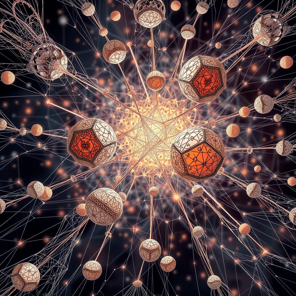 Entangled Particles in Multidimensional Space as Abstract Fr...