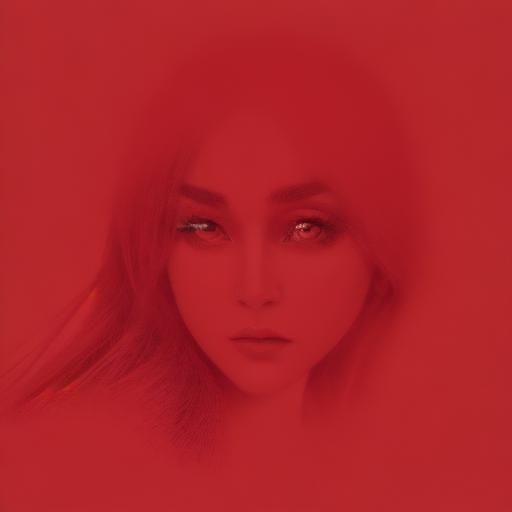 Dramatic Manga Portrait with Stark Lighting