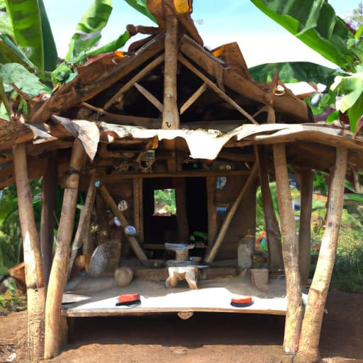 Banana Treehouse Fusion: A Whimsical Abode