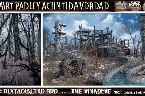 Detailed Post-Apocalyptic Wonderland Image