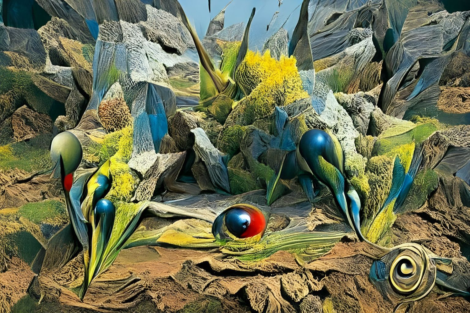 Nature Reclaims Dominance: Polished Photoillustration in 8K