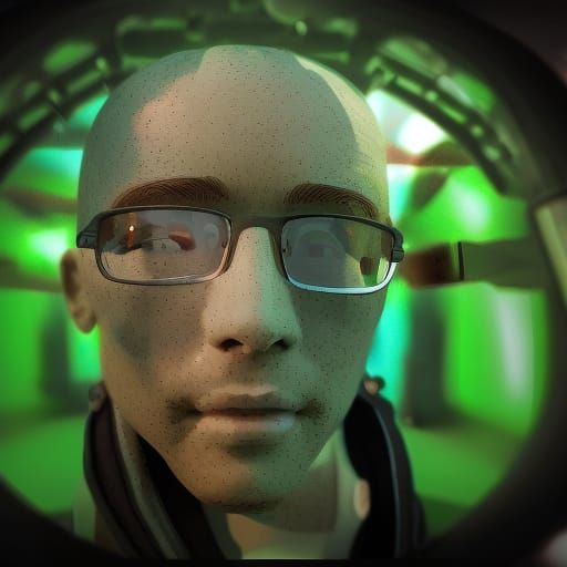 Photorealistic Image with Volumetric Lighting Effects