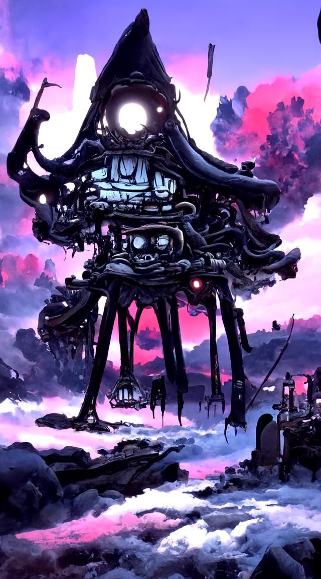 Deathlord Ninja: Hyperdetailed Concept Art in Twilight