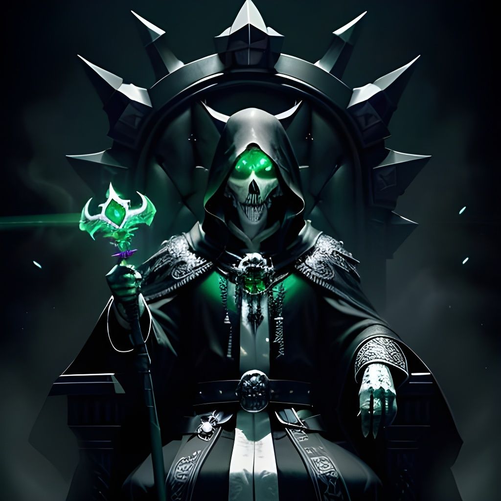 The Necromancer on His Throne in Unreal Engine 5