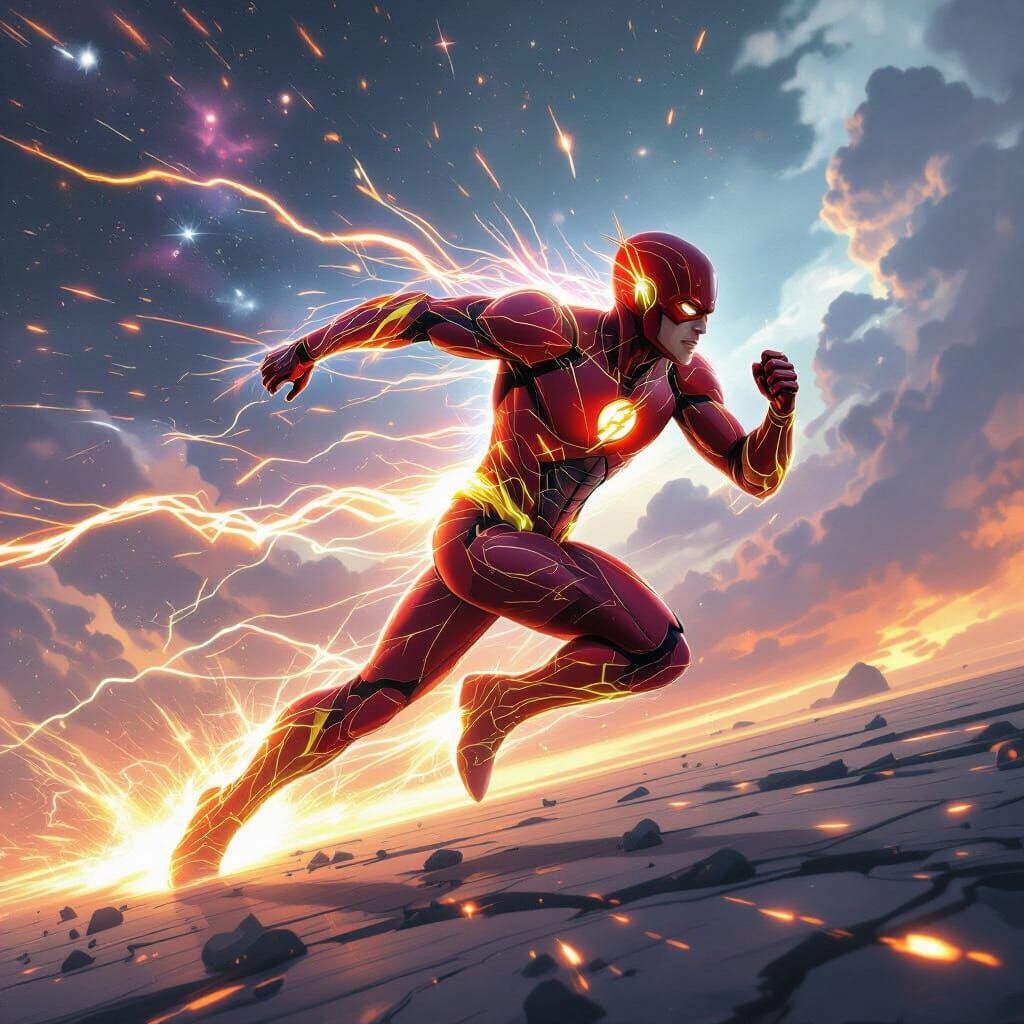 The Flash: Cosmic Speed Warrior in Shattered Galaxy