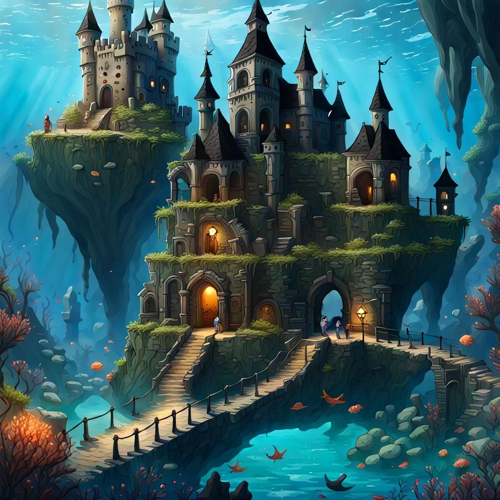 Vibrant Underwater RPG Overworld in Unreal Engine 5