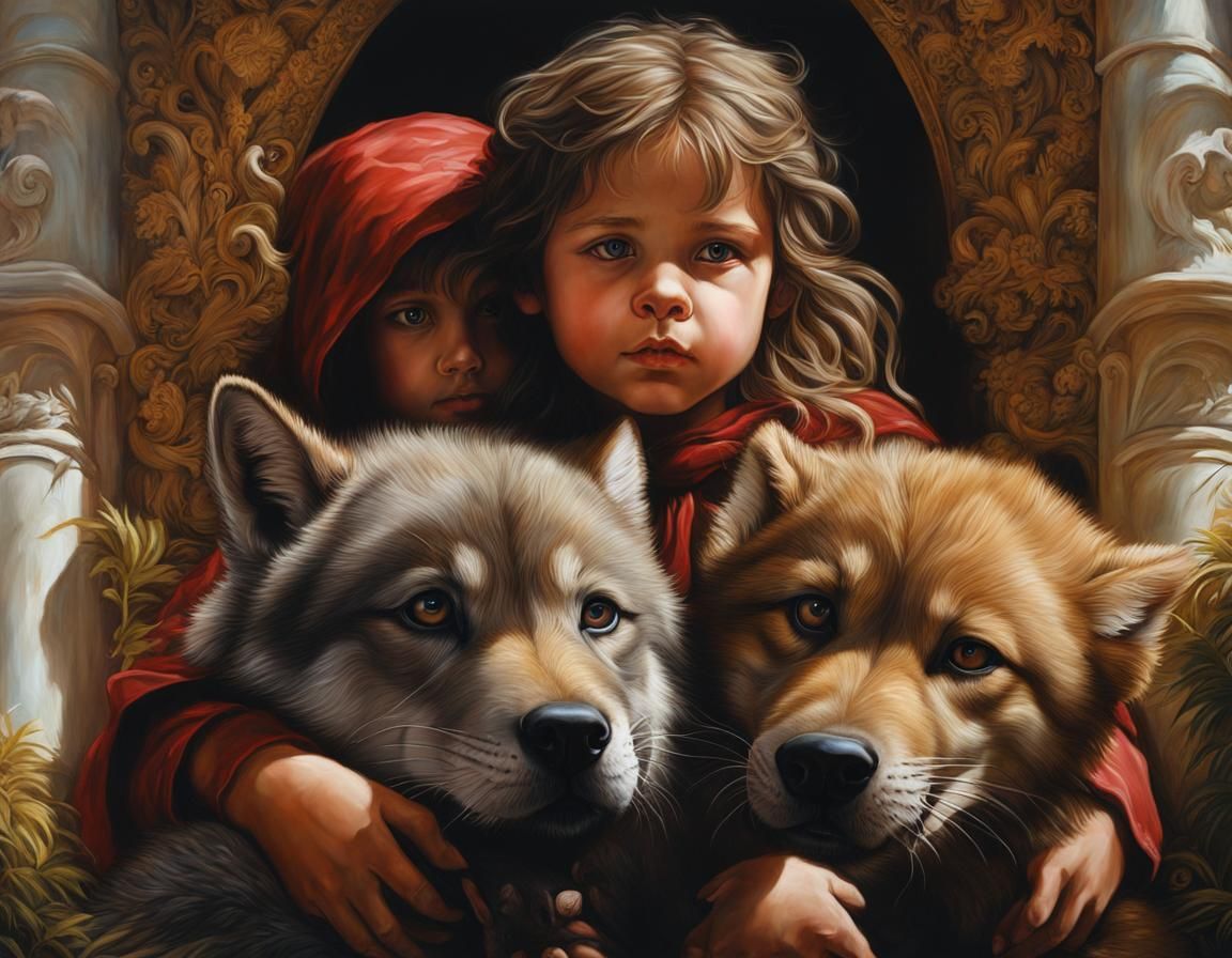 Romulus and Remus: Epic Portrait of Mythological Twins