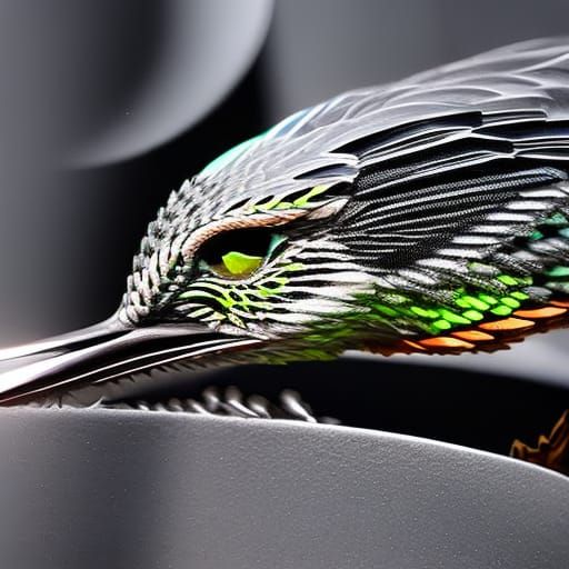 Hyperrealistic Roadrunner with Volumetric Lighting