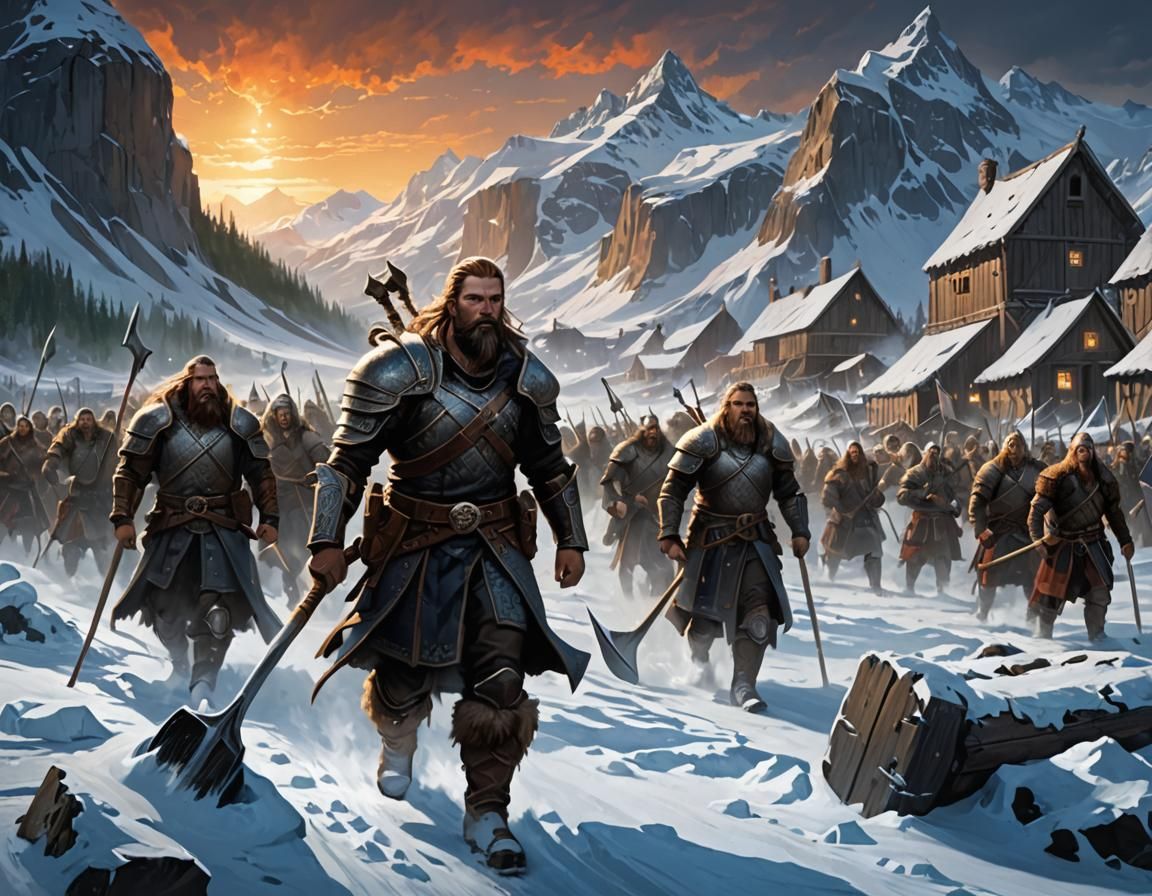 Viking Longship at Sea: A Norse Saga