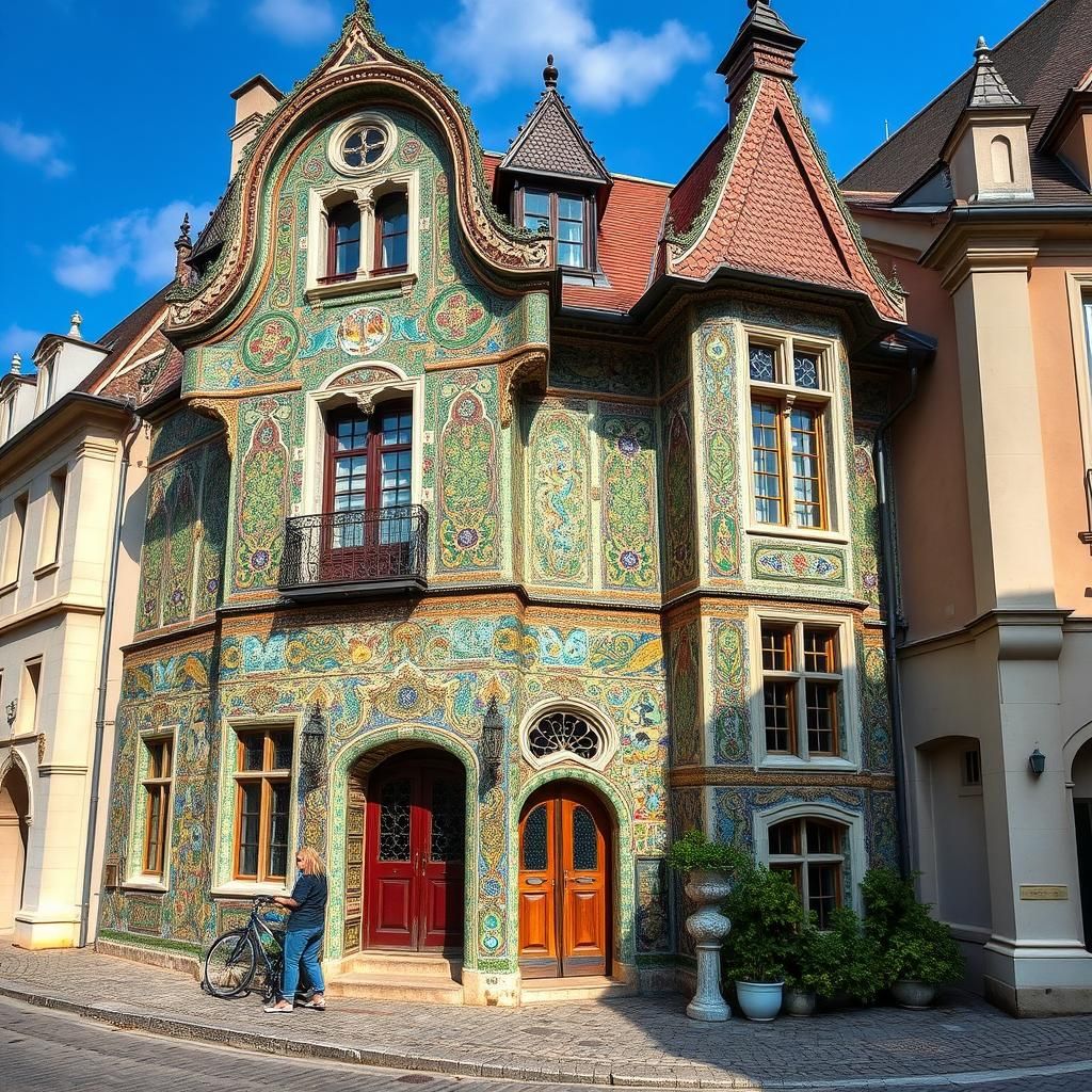 Pikasiet's House in Chartres: Ceramic Mosaic Art