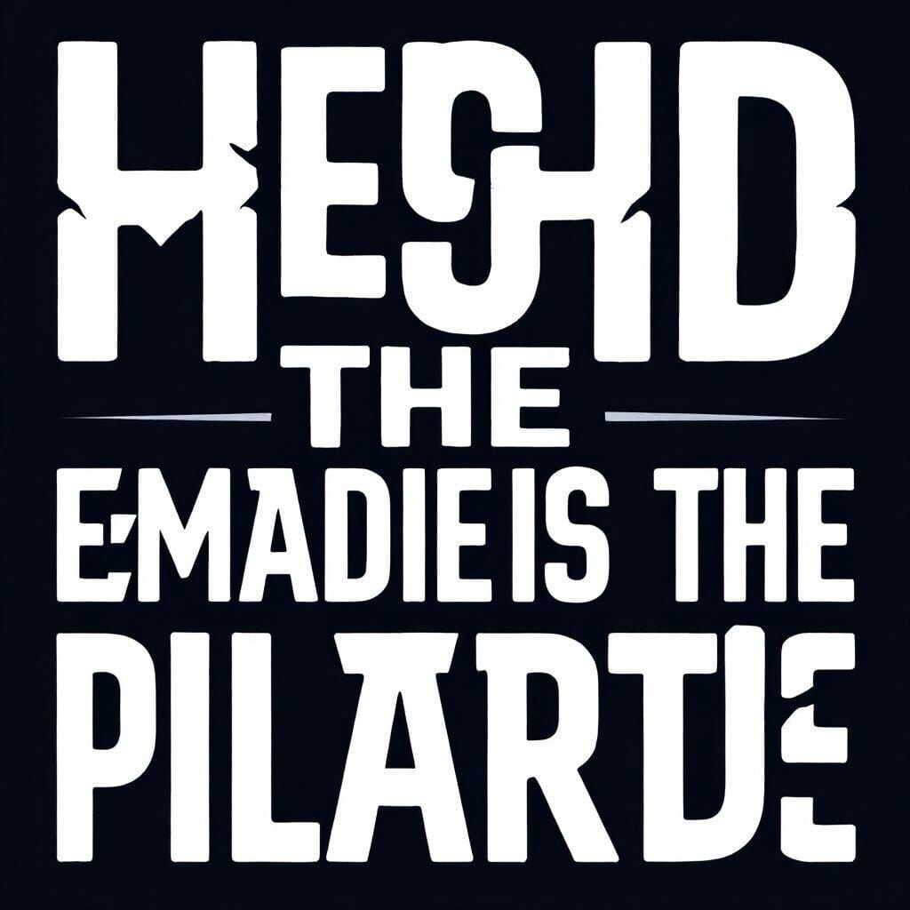 Menacing Villain in Dark Attire, Industrial Future