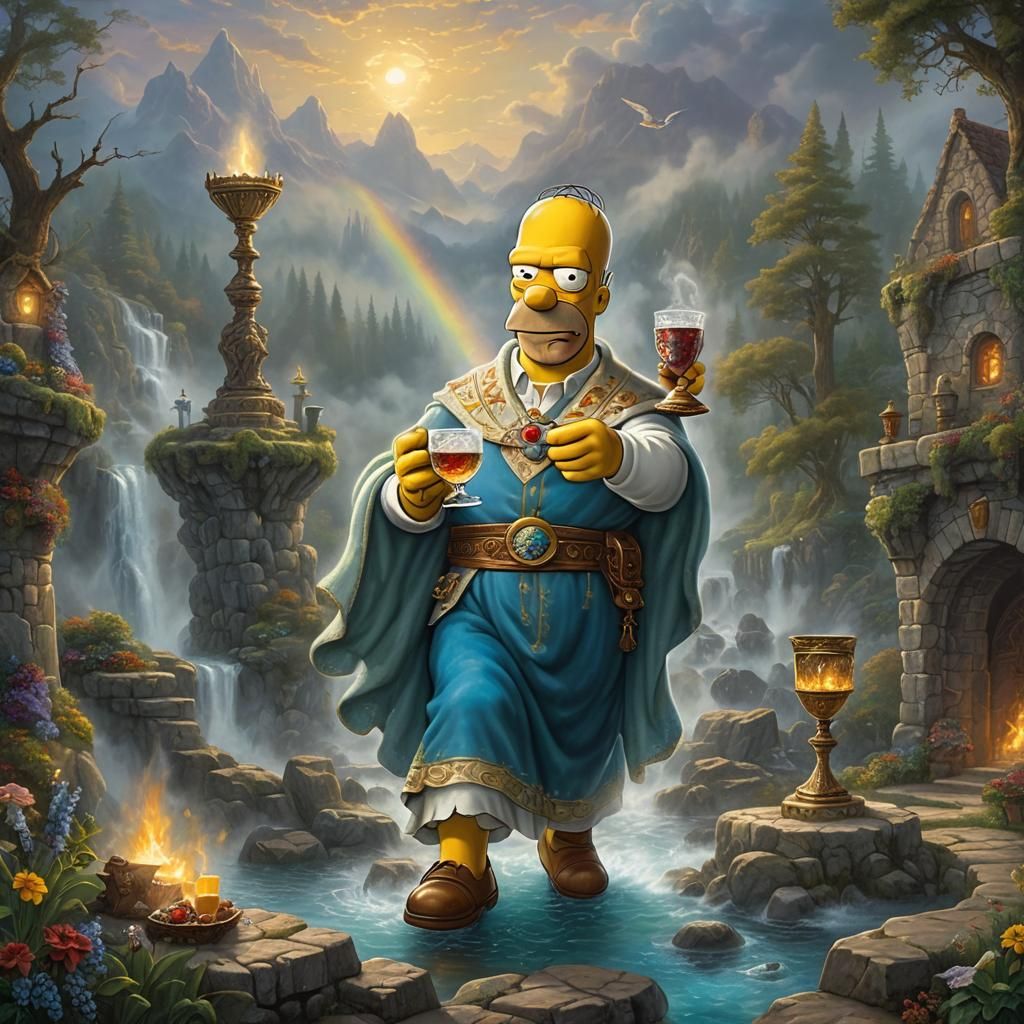 Homer Simpson and the search for the Holy Grail