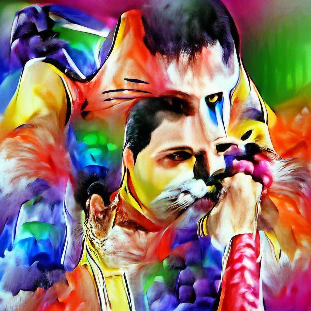 Freddie Mercury Portrait