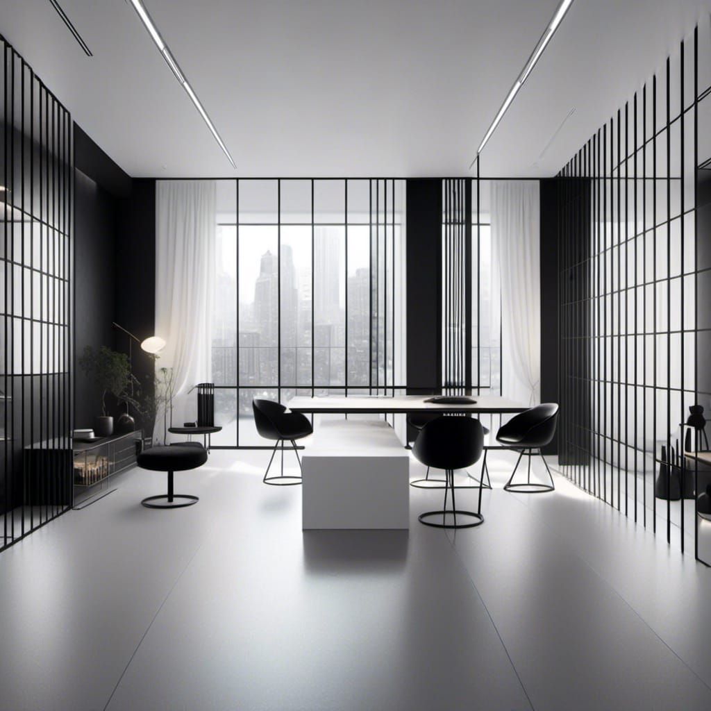 Futuristic Sith Architecture with White Lighting