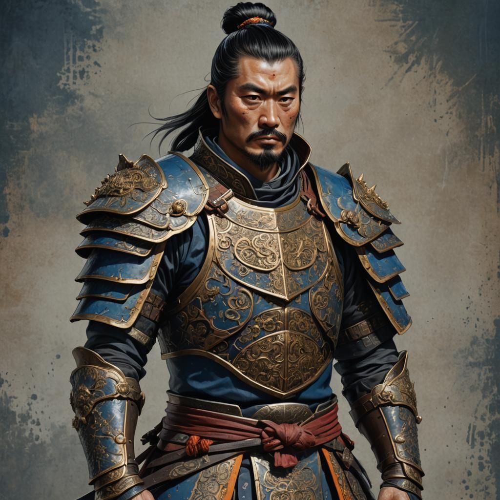 Feudal Japanese Samurai Armor Concept Art