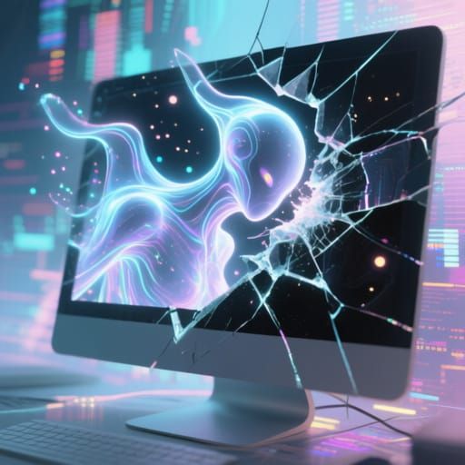 Digital Lifeform of Data Streams and Light