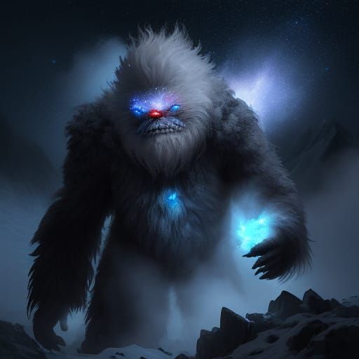 Terrifying Yeti Mailman in Himalayan Blizzard