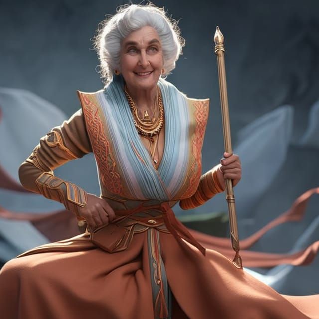 Mavis always dreamt of playing a fairy godmother. Now she lo...