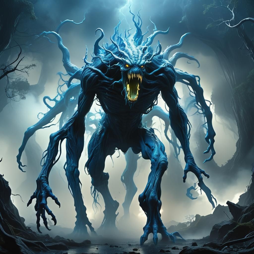 Eerie Creature Materializes in Nordic Mystical Realism