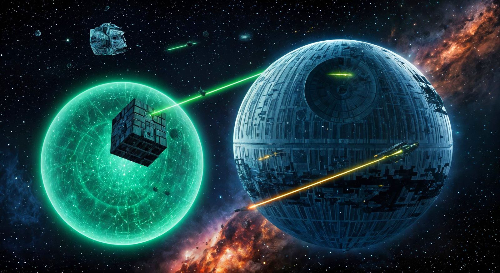 Epic Space Battle: Star Trek vs Star Wars