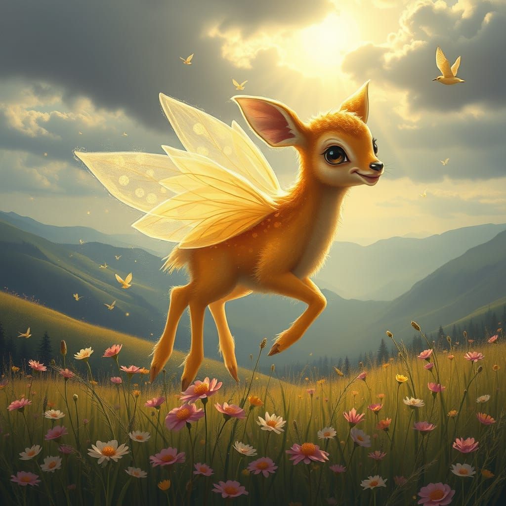 Surreal Glowing Herald of Approaching Disaster