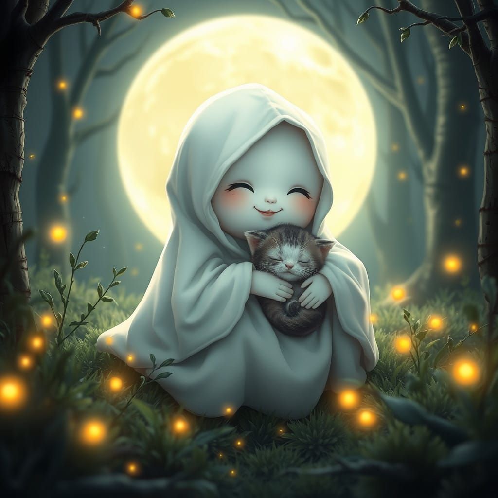 🥉Ghost and Kitten