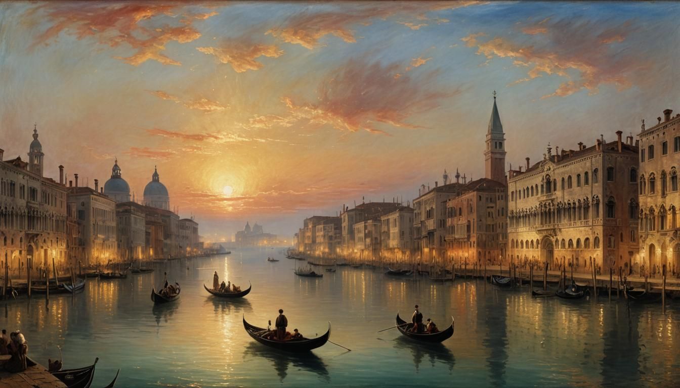 Venice At Sunset 2