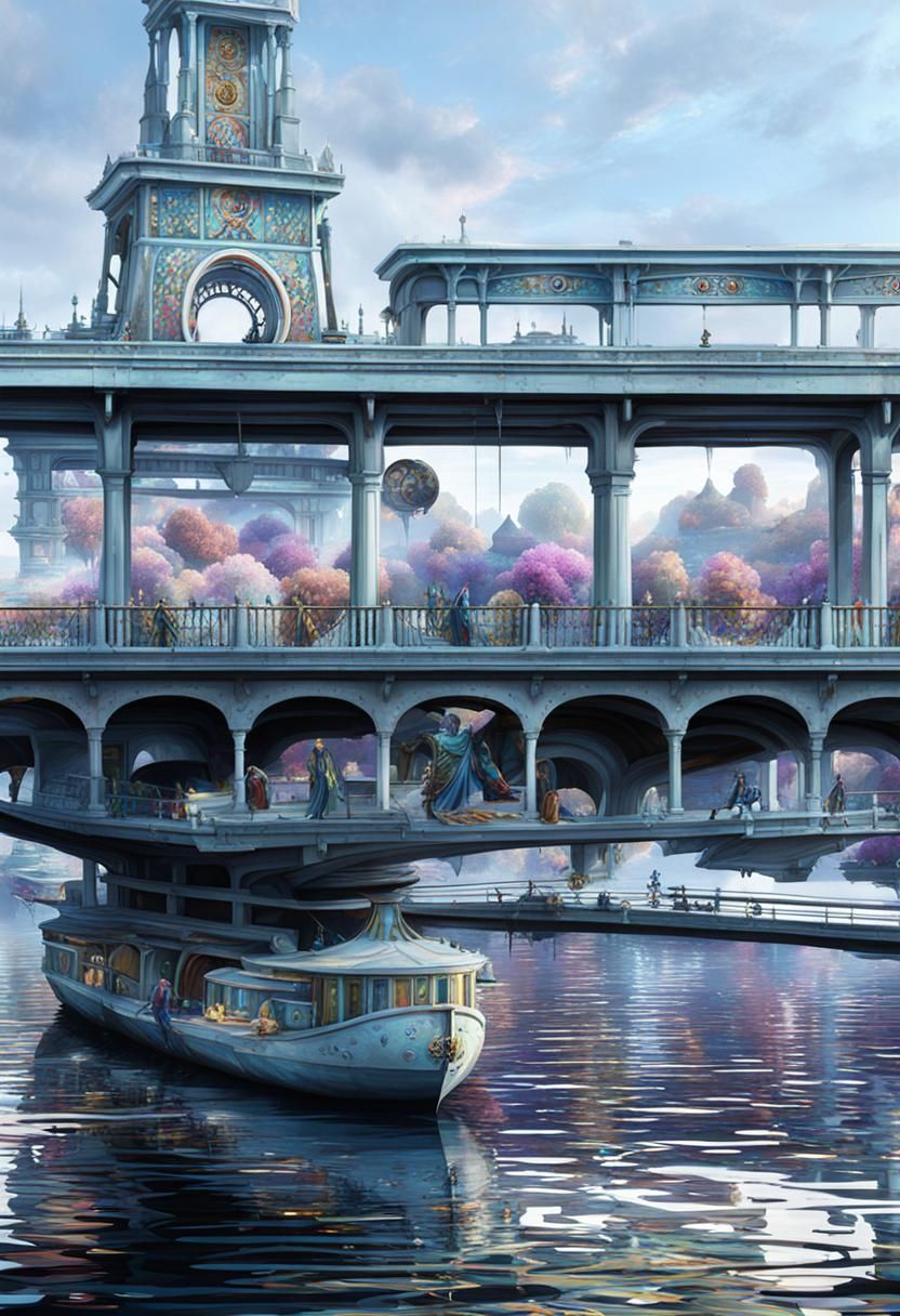 Abstract Painting in Kandinsky Style