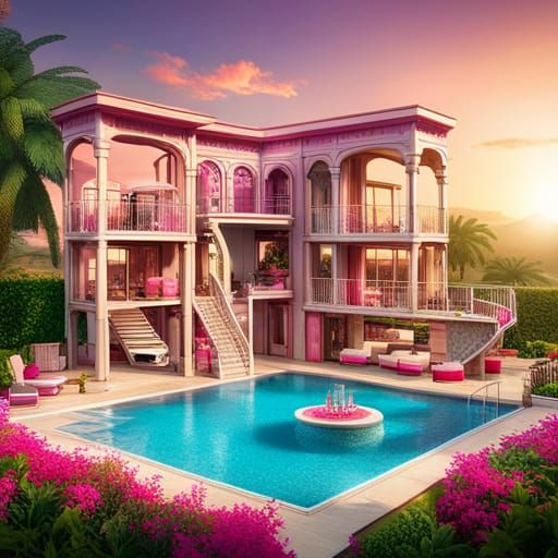 Bahrain, Kuwait, UAE Barbie Dreamhouses with Pool