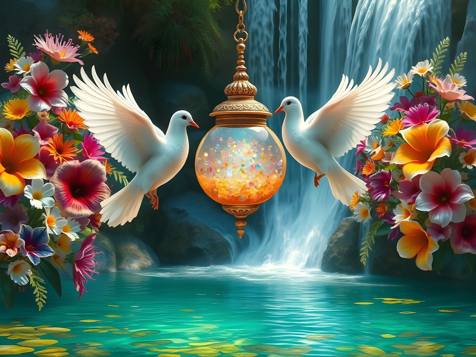 Guardians of the pot of nectar