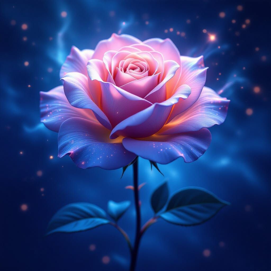 Cosmic Rose of Nebulae and Stardust