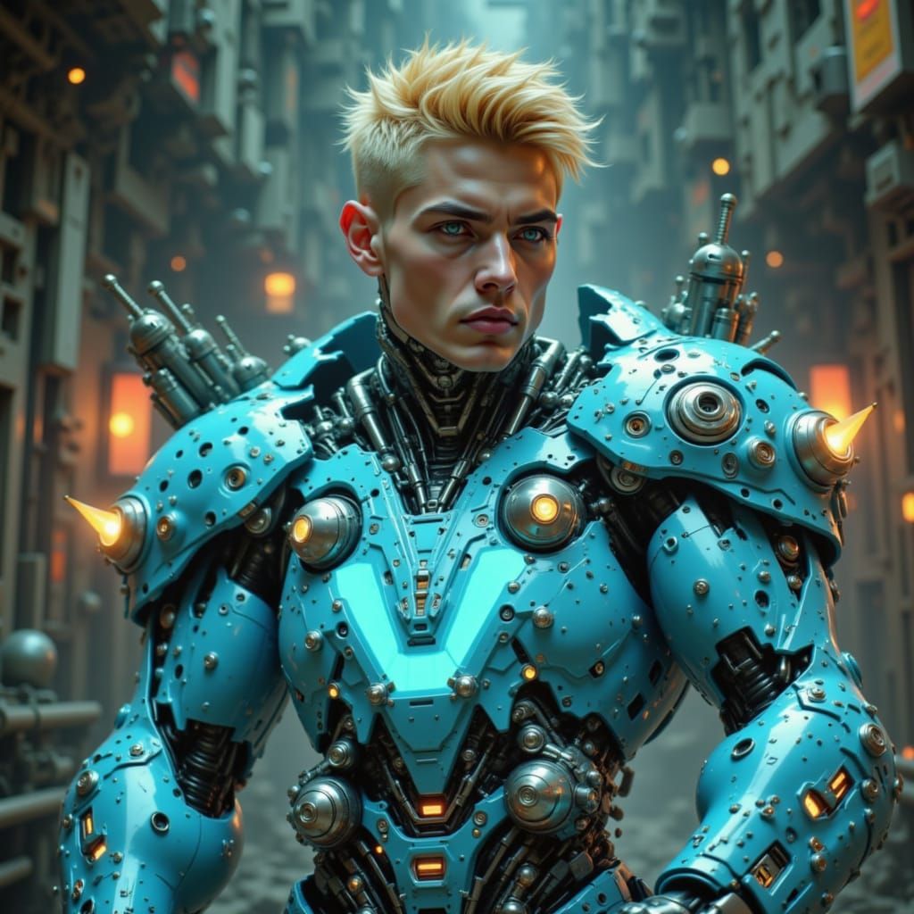 <lora:Mecha Tech Armor:1.0>