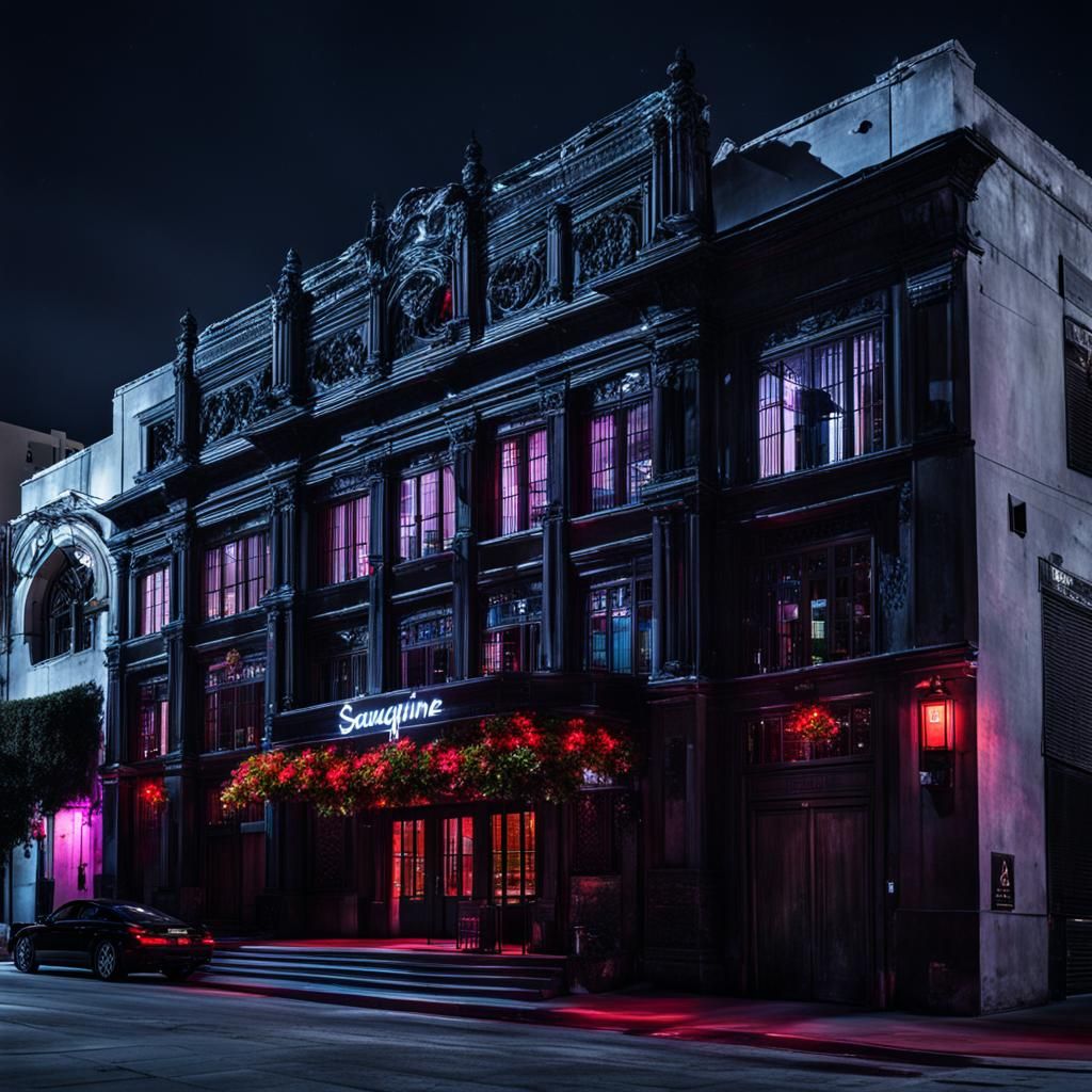 Sanguine Nightclub Scene in Downtown Los Angeles