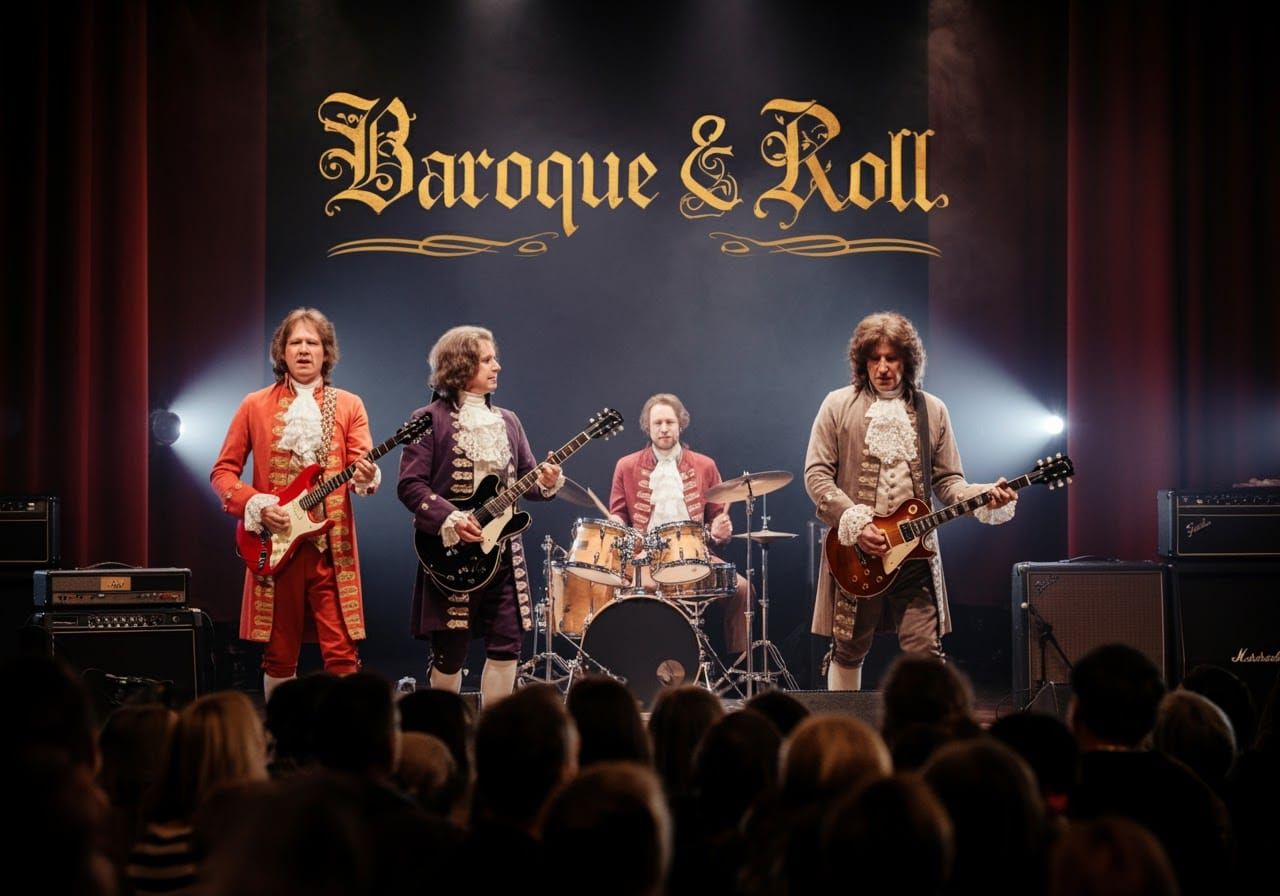 Rockstars Perform Baroque & Roll on Stage