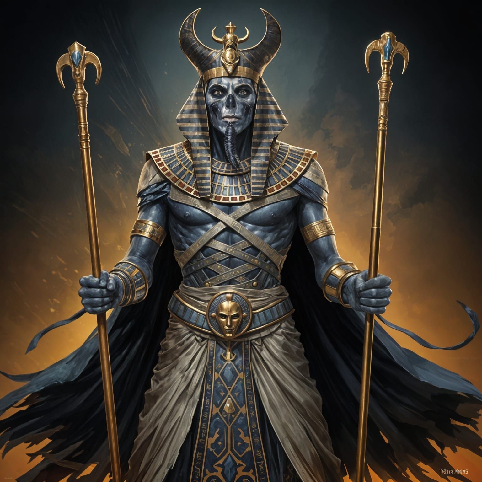 Ancient Egyptian High Commander in Undead Majesty