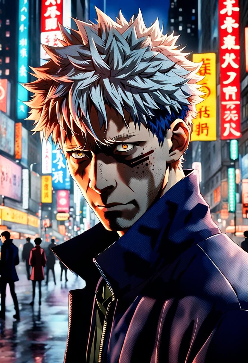 Jujutsu Kaisen Character in Cosmopolitan New York