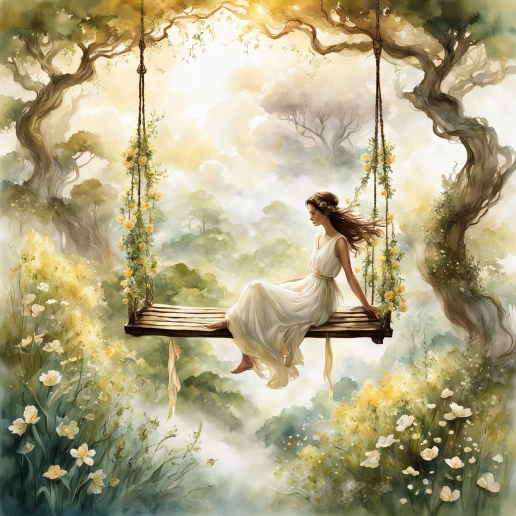 Whimsical Woodland Scene in Soft Focus