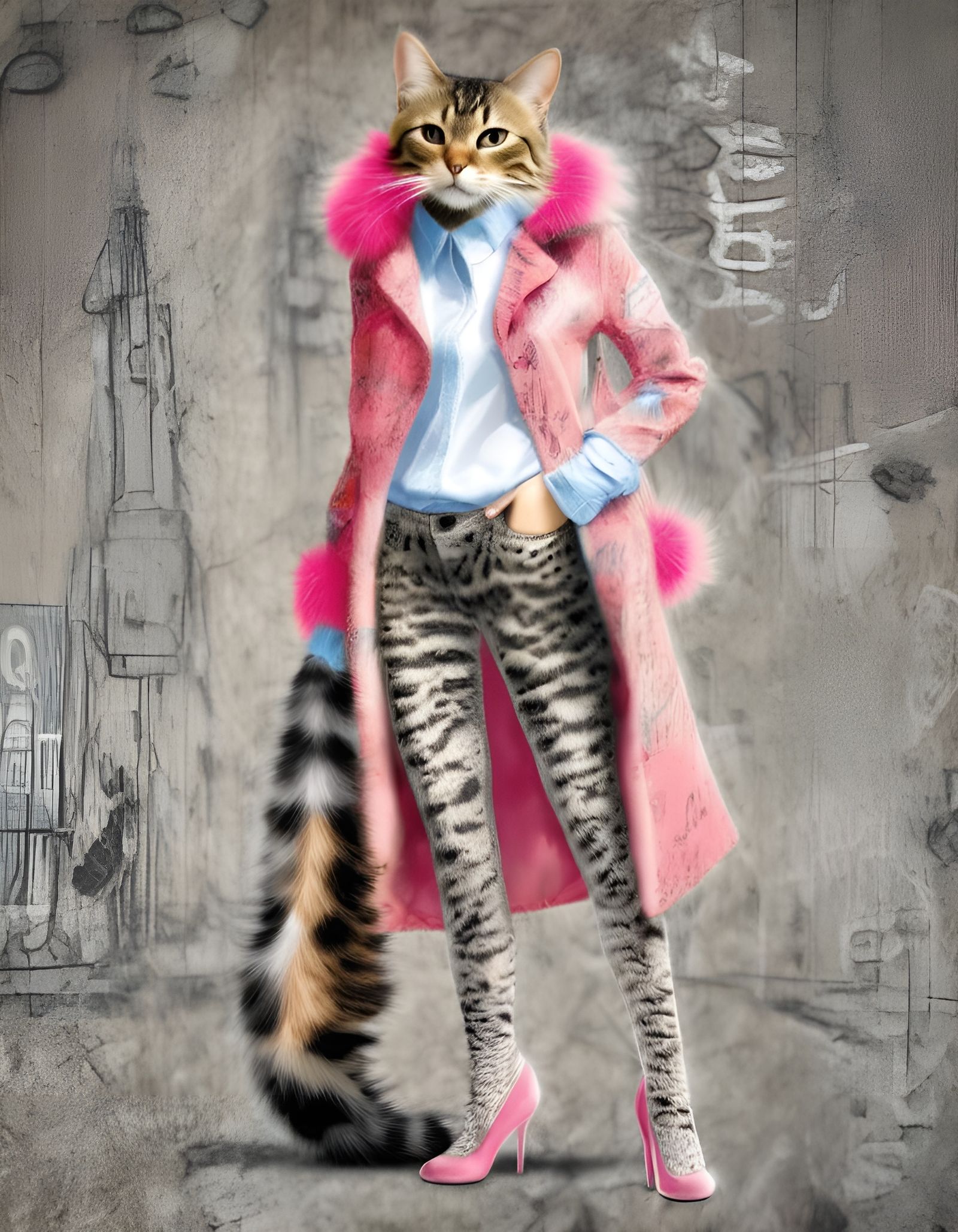 Furry* cat fashion