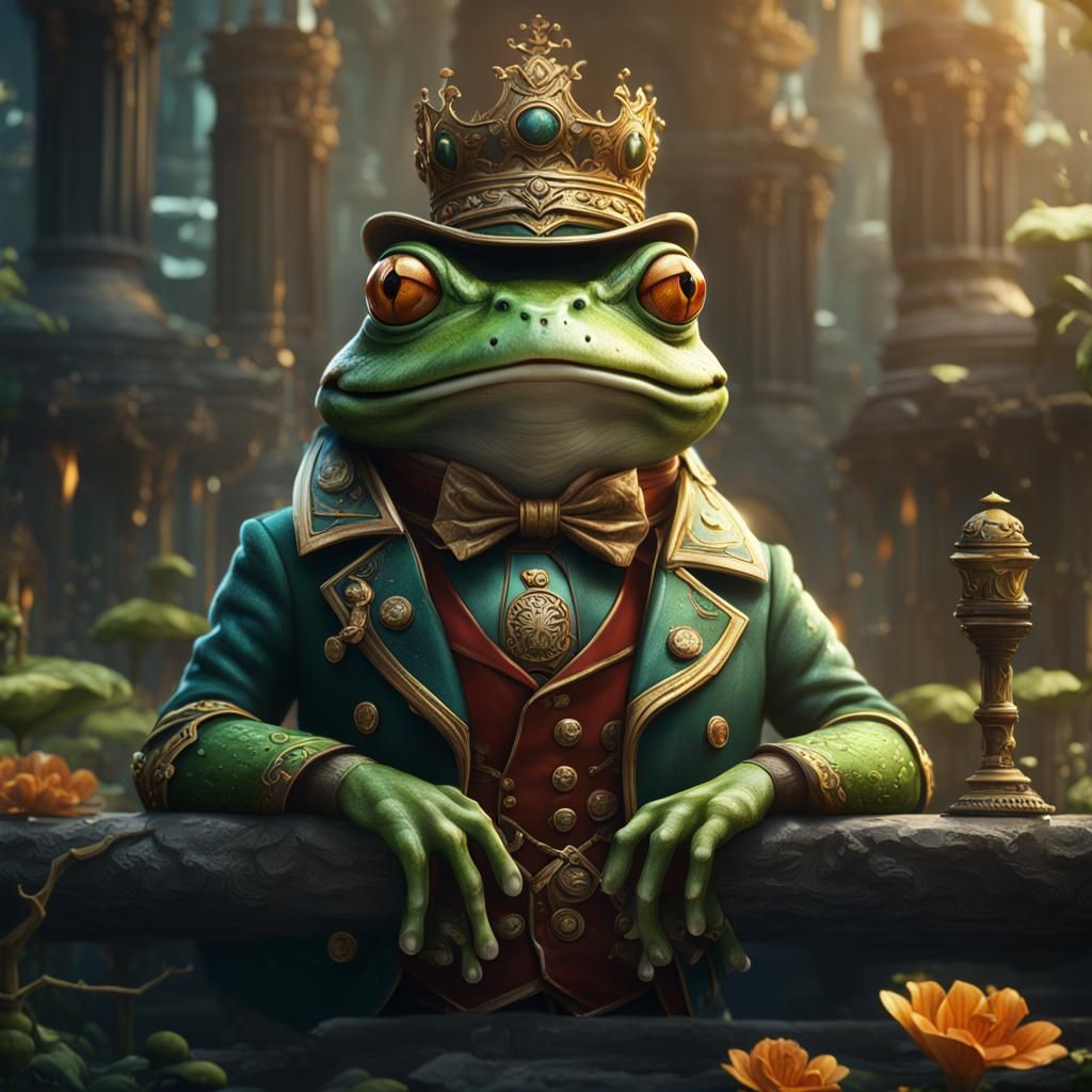 Fantastical Frog Dictator Concept Art