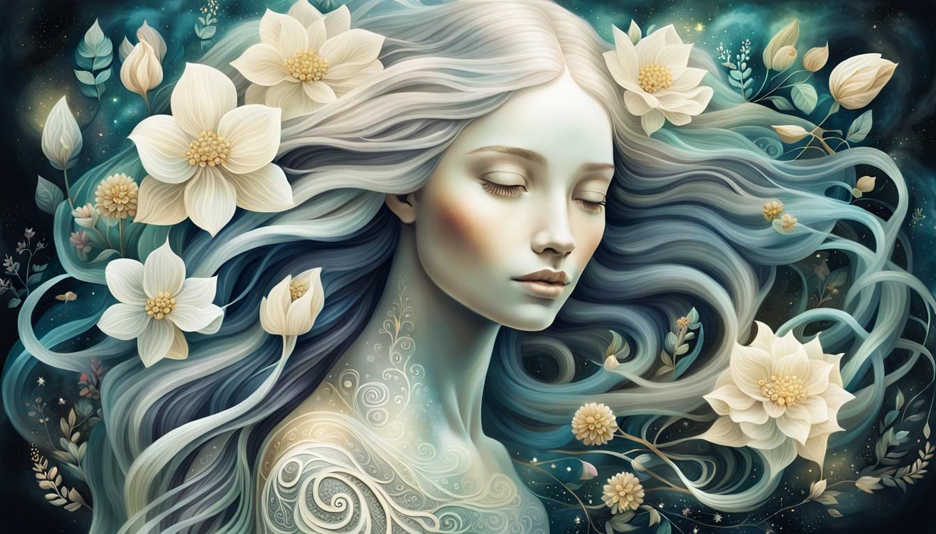 Glowing Human Connection in Vibrant Digital Art