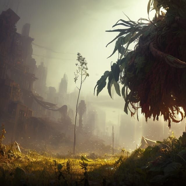 Last Plant on Earth: Post-Apocalyptic Concept Art