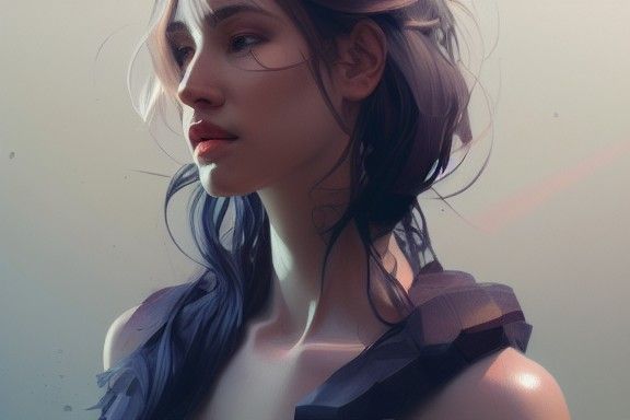 Detailed Portrait with Dynamic Lighting and Intricate Detail...