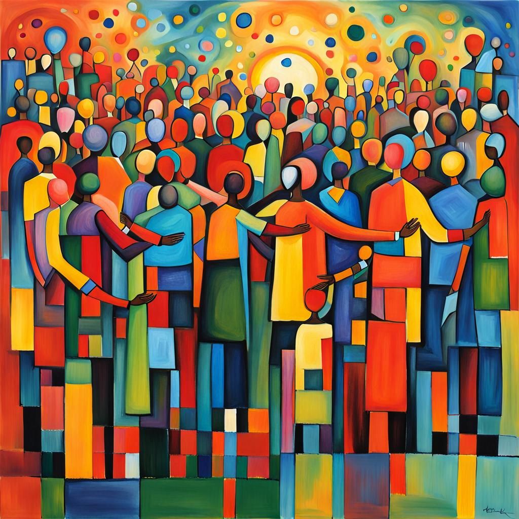 Kindness in Lyrical Abstraction Style