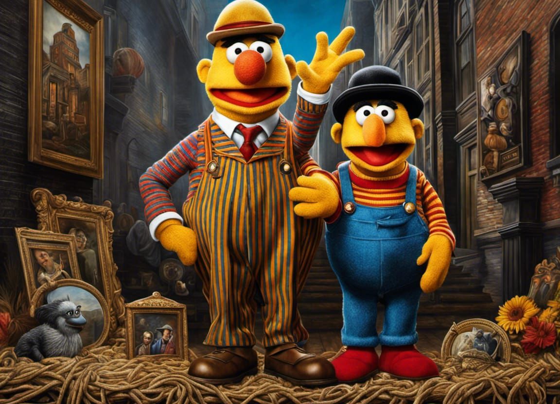 Bert and Ernie say hi