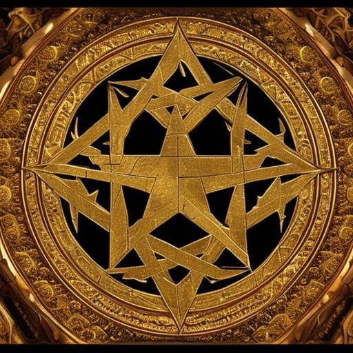 Mystical Seal Breaker with Kabbalah Symbolism